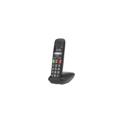 Gigaset Безжичен DECT телефон Gigaset E290 - черен (1015002)