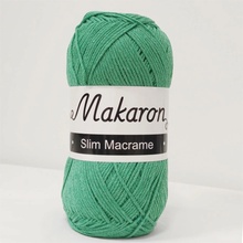 Makaron Slim Macrame zelená 2mm