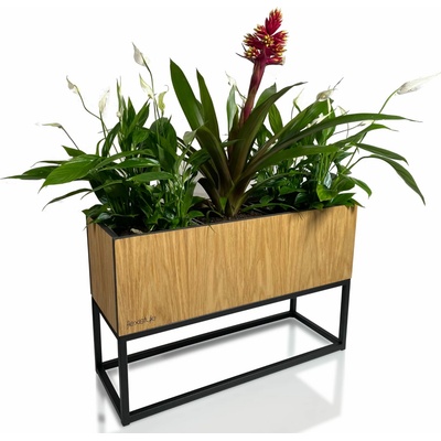 Fiorino Stojan na květiny Loft dub H 62 x 22 x 40 cm