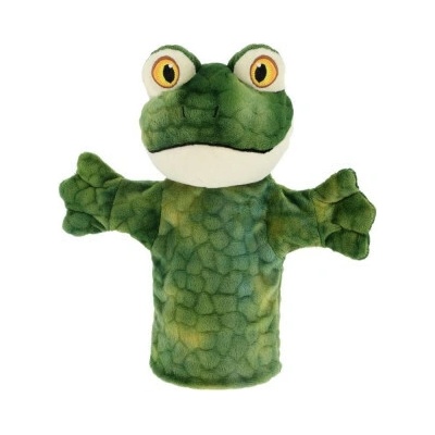 Keel Toys Keeleco plyšový maňuška na ruku eko 27 cm Žaba