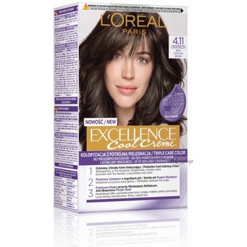 L'Oréal Excellence Cool Creme 4.11 Ultra popelavá hnědá