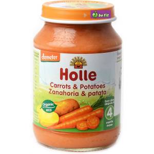 Holle пюре моркови и картофи 190г