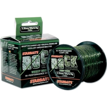 STARBAITS Rock Mono Weedy Green Hi-Performance Carp Line 1320 m 0,3 mm 12 lbs