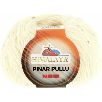 Himalaya Pinar Pullu New 61201 krémová so striebornými flitrami