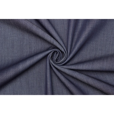 Riflovina | Denim elastická směsová - Tmavě modrý melír