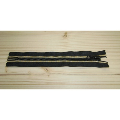 Zips ozdobný 16 cm nedeliteľný