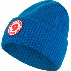 Fjällräven Зимна шапка (beanie) Fjällräven 1960 Logo Hat Beanie - Alpine Blue - размер One Size (204-6599-0711)