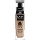 NYX Professional Makeup Can't Stop Won't Stop vodoodolný tekutý make-up 09 Medium Olive 30 ml