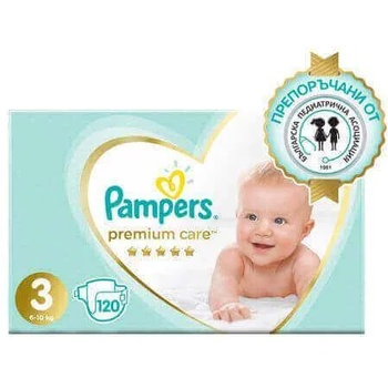Image 1 of Pampers Premium Care 3 - 120 броя