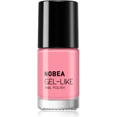 NOBEA Day-to-Day Gel-like Nail Polish лак за нокти с гел ефект цвят Pink rosé #N02 6ml