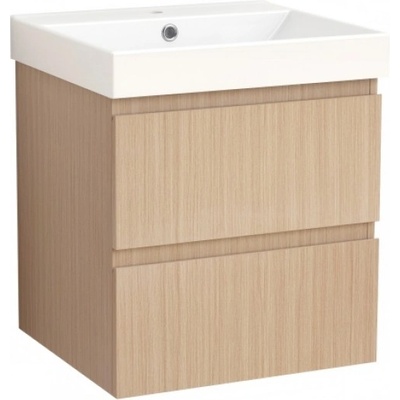 Inter ceramic МЕБЕЛ ЗА БАНЯ С УМИВАЛНИК aletta-60см 6037-60 60см ЦВ. ДЪРВЕСЕН (6037-60)