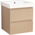 Inter ceramic МЕБЕЛ ЗА БАНЯ С УМИВАЛНИК aletta-60см 6037-60 60см ЦВ. ДЪРВЕСЕН (6037-60)