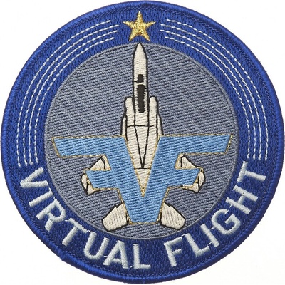 Nášivka textilná 101 Inc Virtual Flight - farebná