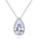 Silenti Jewelry Сребърно колие "Изящност" - Оранжев
