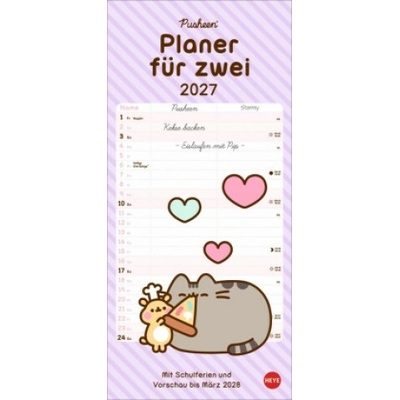 Heye Pusheen Planer für zwei 2027