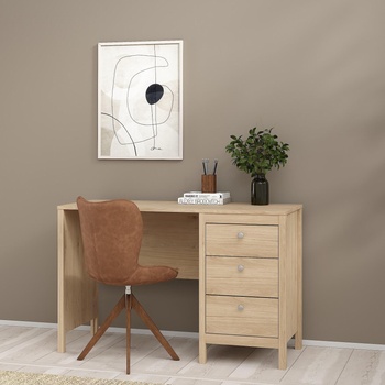 Бюро Мадрид с 3 чекмеджета Jackson Hickory