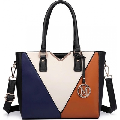Miss Lulu kabelka shopper hnědá