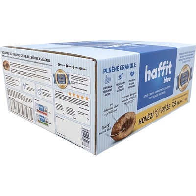 Haffit blue hovězí rýže 1,5 kg