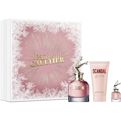 Jean Paul Gaultier Scandal EDP 50 ml + tělové mléko 75 ml + EDP 6 ml dárková sada