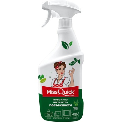 Miss Quickline Универсалният почистващ препарат Miss Quick750МЛ (598398339)
