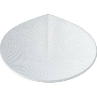 MIJ Tácka na tapas SNOW LEAF 12 cm biela keramika