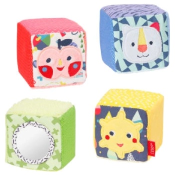 Fehn sada 4 kostek Color Friends