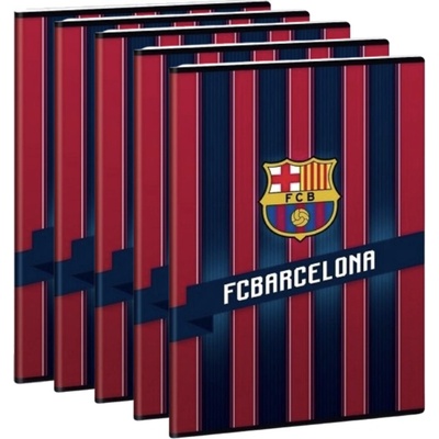 Ars Una zošit A4 FC BARCEONA STRIPE linajkovaný 5ks