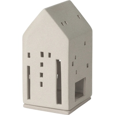 räder Svícen domeček Beige, béžová barva, keramika
