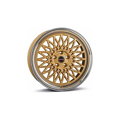 BORBET B 7x17 4x108 ET38 gold rim polished