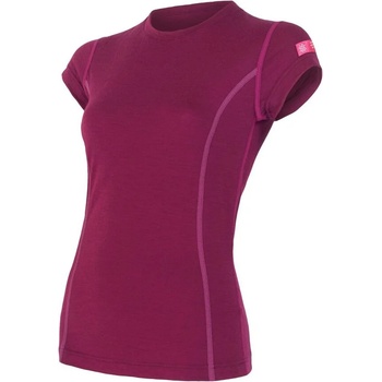 Sensor Merino Wool Active къс ръкав Размер: L / Цвят: лилав