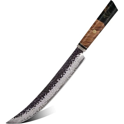 IZMAEL Damaškový kuchynský nôž Airi Slicer/Zelená 24.5 cm
