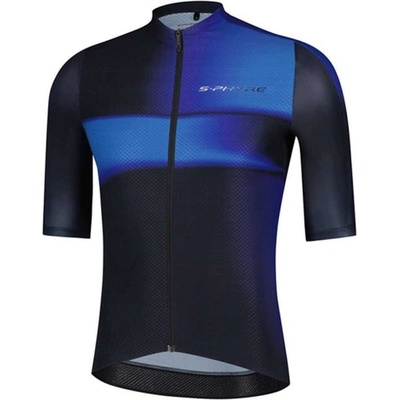 Shimano S-Phyre Flash Short Sleeve čierny/modrý