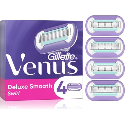 Gillette Venus Deluxe Smooth Swirl Резервни остриета 4 бр