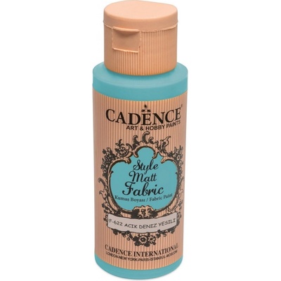 Cadence Textilní barva Style Matt Fabric světle tyrkysová 50 ml – Zboží Dáma