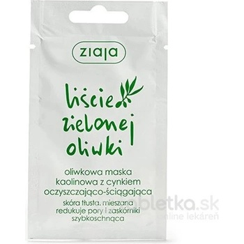 Ziaja olivové listy kaolínová maska se zinkem 7 ml