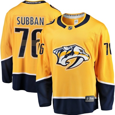 Fanatics Dres Nashville Predators #76 PK Subban Breakaway Alternate Jersey