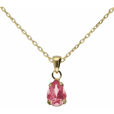 VICTORIA CRUZ Short Birthstone Rose (Ag925/1000, 2,2 g)
