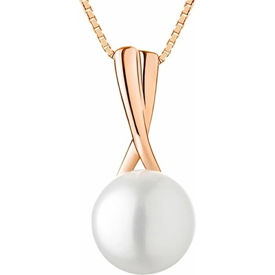 Eppi Perlový přívěsek z pozlaceného stříbra Hylda P42674