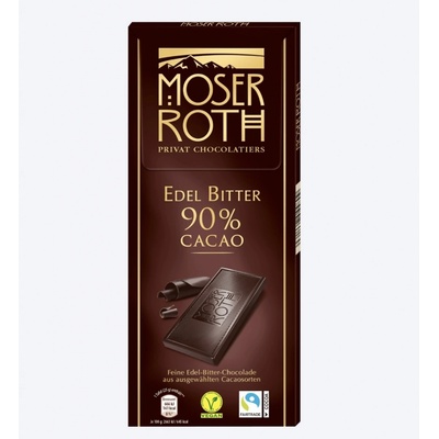 Moser Roth Hořká čokoláda, 90% 125 g