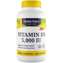 Healthy Origins Vitamín D3 5000 IU 540 toboliek