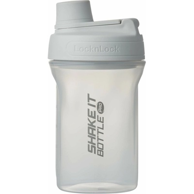 LOCKNLOCK Láhev na pití shaker LOCK SHAKE IT 650ml bílá