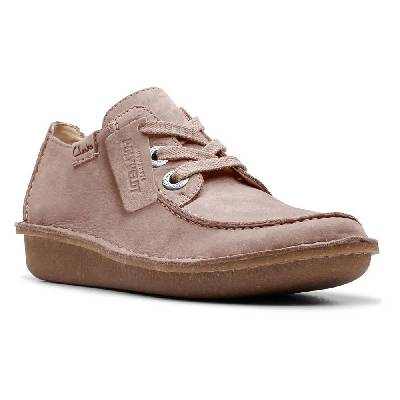 Обувки Clarks shoes Funny Dream boat shoes - Pink (Light Pink Leather)