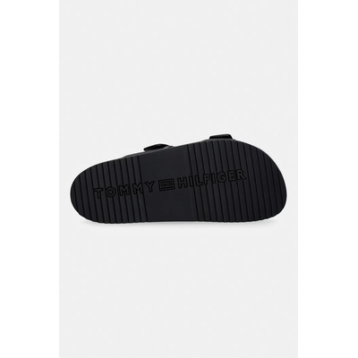 Tommy Hilfiger чехли мъжки от кожа HILFIGER CHAMBRAY BEACH SANDAL (FM0FM05754)