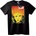 NOONEBRAND Тениска S! CK Ретро Изкуство - 5XL, Black