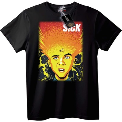 NOONEBRAND Тениска S! CK Ретро Изкуство - 5XL, Black