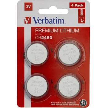Verbatim Батерия CR2450, 4 бр. , VERBATIM "Premium" 49535 (49535)