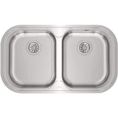 Teka Иноксова мивка за вграждане, гладка, за шкаф със светъл отвор 80 см Stylo 2С (М.542.О)