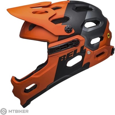 Bell Super 3R MIPS matt Orange/black 2024