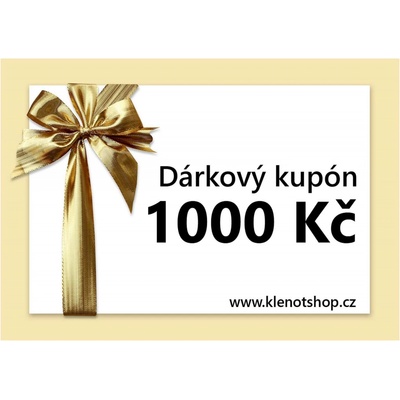 Šperky Jan Kos Dárkový poukaz v hodnotě 1000 Kč – Hledejceny.cz