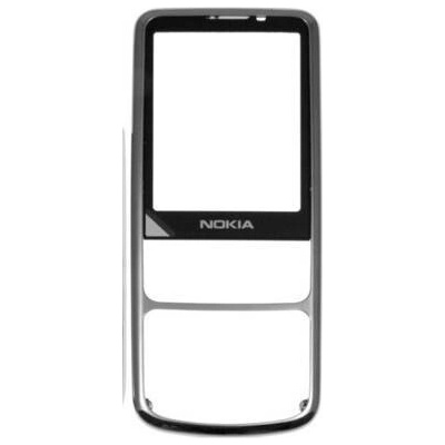Kryt Nokia 6700c přední černo-stříbrný